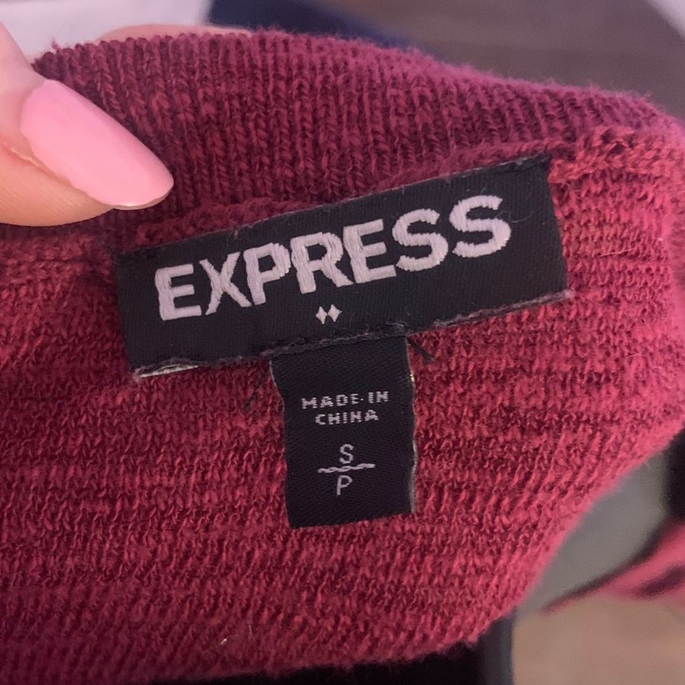Express Color Block Summer Sweater - Picture 3 of 5